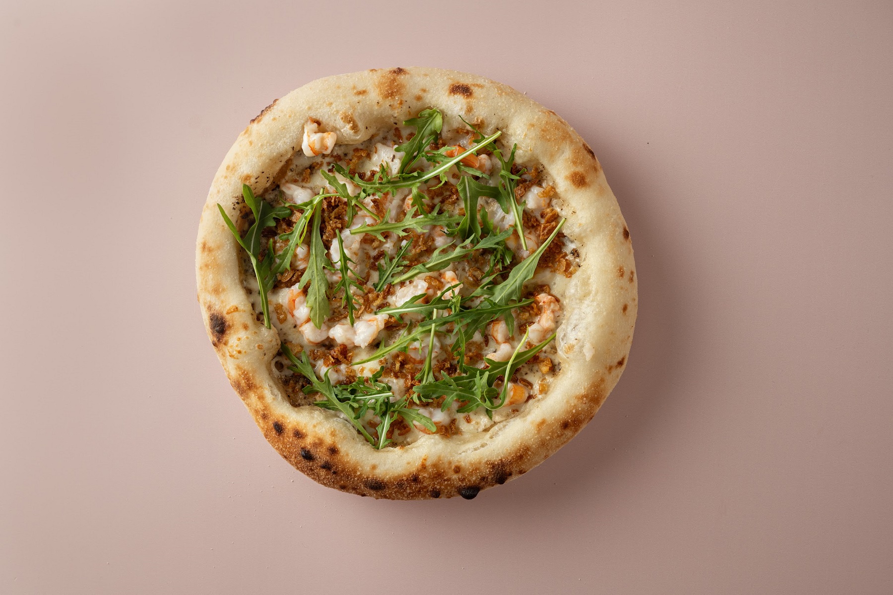 Пицца трюфельная с креветками 25см