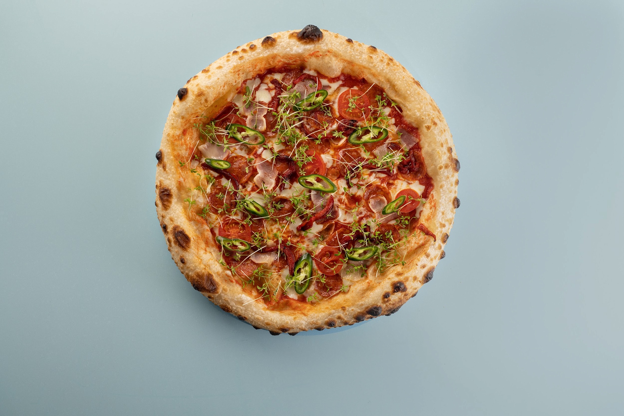 Пицца острая мясная 25 см